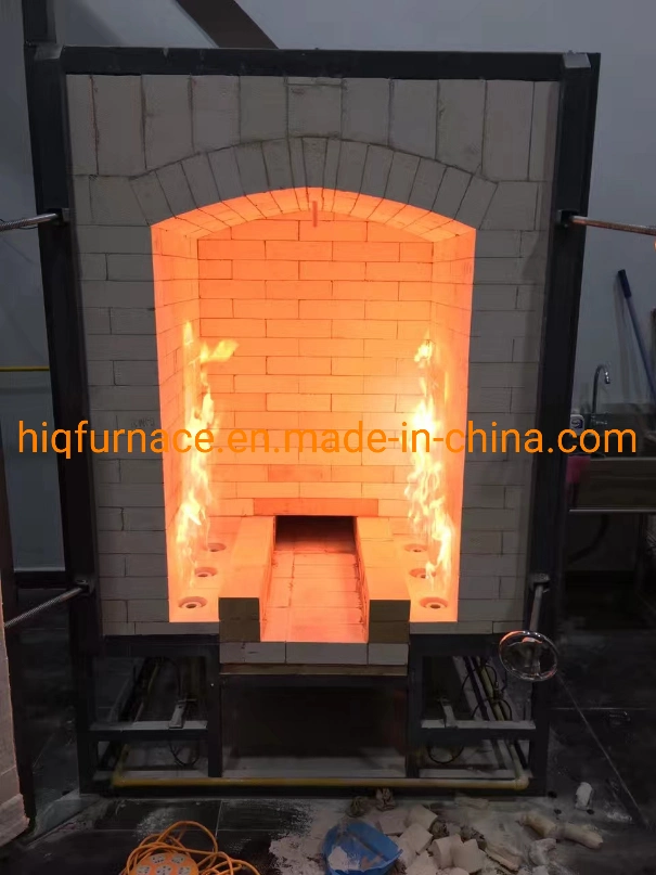 1200 1400 1600 1700 Shuttle Industry Small Pottery Ceramic Electric Kiln, Electrical Bogie Hearth Furnace