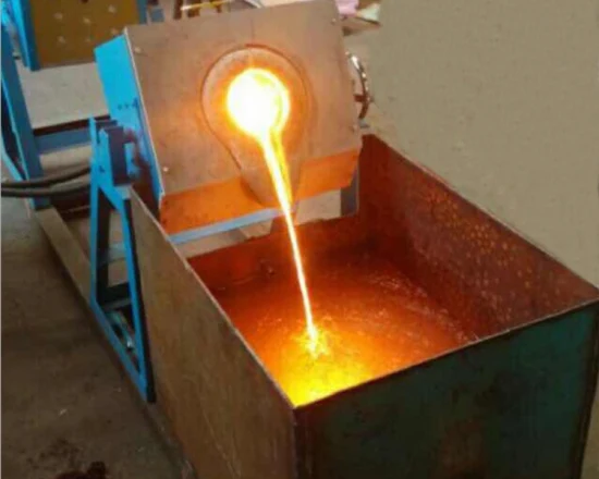 Induktionserwärmung Schmelzofen Metallschmelzofen Goldschmelzofen Silberschmelzmaschine für Kupfer und Messing